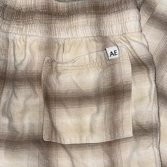 American Eagle Outfitters Plaid lounge Pants - Beige and Brown - Picture 4 of 6